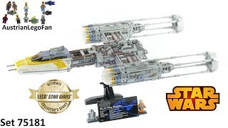 Lego Star Wars YWing Starfighter  LEGO 75181 Speed Build [upl. by Areht]