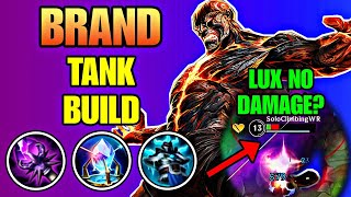 WILD RIFT  IS BRAND TANK POSSIBLEBUILD amp RUNES [upl. by Xaviera]