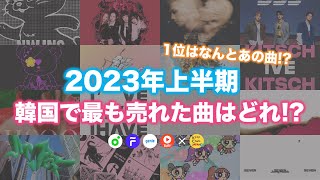 【KPOP】2023年 アイドル人気曲ランキング 上半期TOP20  TOP20 Most Popular Idol song in Korea in the First Half 2023 [upl. by Gordie843]