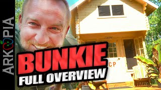 BunkieLife Cabin  Full Tour amp Carpenter’s Extensive Review [upl. by Okeim]