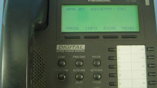 Panasonic Digital Keyphone Backlight permanently ON Kaise karein [upl. by Itsur]