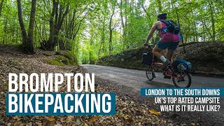 90km Brompton Bikepacking adventure to the UK’s best campsite [upl. by Ajan]