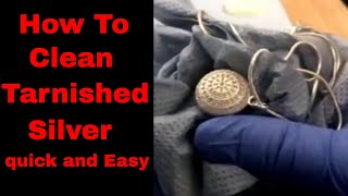 How To Clean Tarnished Silver The Quick amp Easy Way [upl. by Zenas706]