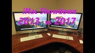 2017 IMac 27 vs 2013 iMac 27 and Review [upl. by Traver]