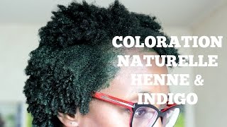 TUTO  COLORATION AU HENNE amp INDIGO [upl. by Roz]