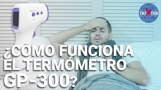 ¿Cómo configurar el termómetro digital GP300 Infrarrojo y sin contacto 🌏 TRIXTER [upl. by Agle]