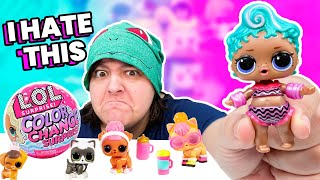 I Try LOL Surprise Dolls First Time Unboxing Review [upl. by Lipp]