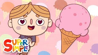 The Ice Cream Song  Kids Songs  Super Simple Songs [upl. by Noxin862]