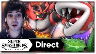 LE PERSO LE PLUS FOU amp MODE AVENTURE GÉANT  RÉACTION SMASH BROS DIRECT NOVEMBRE 2018 [upl. by Shadow]