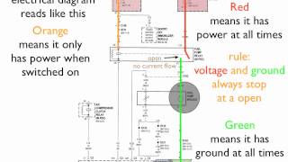 How to read an electrical diagram Lesson 1 [upl. by Travers]