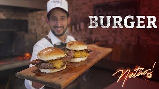 Burger na Churrasqueira – Como fazer seu blend  Netão Bom Beef 12 [upl. by Francesco]