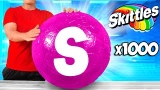 Géant Skittles  Comment faire le plus grand du monde DIY Skittles par VANZAI [upl. by Lewap]