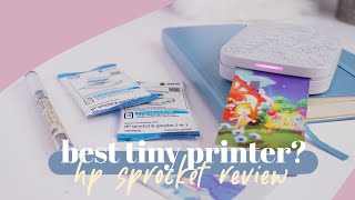 A Perfect portable printer for planners amp journalling  HP SPROCKET 200 Unboxing Demo amp Review [upl. by Mildrid]