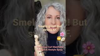 Review Kerastase Curl Manifesto Refresh amp Restyle Spray Scent [upl. by Boutis]