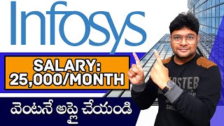 Infosys Recruitment 2023 in Telugu  Infosys Off Campus drive 2023  Latest Jobs 2023 VtheTechee [upl. by Mandi]