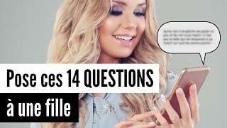 14 questions à poser à une fille pour draguer par sms [upl. by Herahab613]