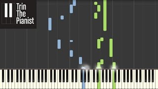 Cómo tocar quotLa valse d´Ameliequot  Yann Tiersen  Tutorial piano SYNTHESIA y partitura [upl. by Betthezel738]