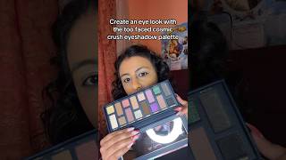 too faced cosmic crush eyeshadow palette makeup makeuptutorial beautyhacks eyeshadow toofaced [upl. by Iznil]