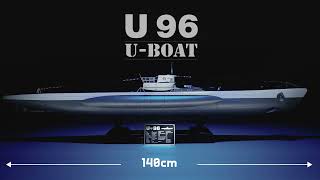 U 96 UBoat  Model Features [upl. by Sacram]