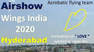 Airshow हैदराबाद Wings India 2020  Acrobatic flying [upl. by Poland]