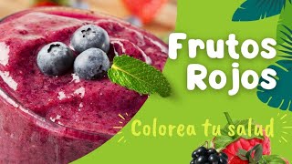 🍒 Mejora tu salud con frutos rojos  Berry Juice  HGW  Arándanos Frambuesas Moras Cerezas [upl. by Nike]