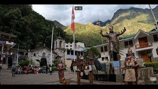 4K Exploring AGUA CALIENTES Peru The Town of Machu Picchu [upl. by Avah]