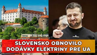 Slovensko obnovilo dodávky elektriny na Ukrajinu [upl. by Natsyrk878]