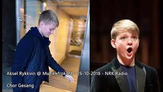 Aksel Rykkvin 15  Musikkfrokost  26102018  NRK Radio [upl. by Ayama]