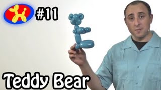 One Balloon Teddy Bear  Balloon Animal Lessons 11 [upl. by Kesley425]