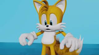 Tails Stomach Growl Blender Animation Test [upl. by Enitsirhk487]