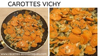 Recette Carottes Vichy ❤️ à la crème Une recette économique et facile [upl. by Sy]