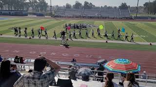 Yucaipa High School Thunderbird Marching Regiment at the 2021 San Gorgonio Field Tournament [upl. by Akined712]