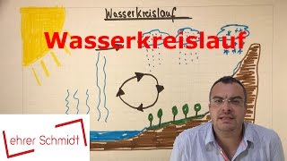 Wasserkreislauf  Sachunterricht  Erdkunde  Lehrerschmidt [upl. by Vins16]