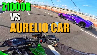 Sports Car vs Superbike Z1000R [upl. by Iralav]