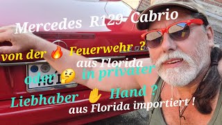 Mercedes R129 von der 🔥 Feuerwehr oder in privater Liebhaber ✋️ Hand  500 SL V8 aus Florida USA [upl. by Elden723]