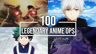 100 Legendary Anime Openings Reupload [upl. by Ybloc]