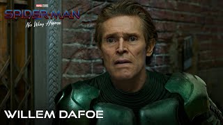 SPIDERMAN NO WAY HOME Special Features  Willem Dafoe [upl. by Lagasse]