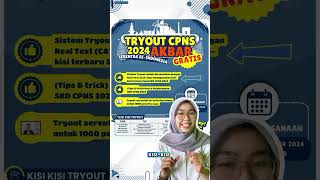 Tryout gratis CPNS 2024  download apk JadiASN untuk persiapan tes CPNS 2024 cpns2024 [upl. by Ahseret]