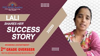 Kerala PSC success story  2nd Grade Overseer  Lali  Motivational talk [upl. by Gitlow]