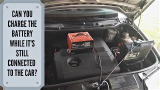 Can You Charge The Battery While Its Connected To The Car [upl. by Aicinad]