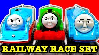 Thomas TrackMaster Railway Race Set Ultimate Na Na Na Streamlining Fun [upl. by Araj768]