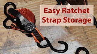 How to Wrap Harbor Freight Ratchet Straps for Storage [upl. by Heaps56]