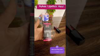 Nykaa Lipstick 💄 Haul 🫶🏻🫶🏻 Mastani and other shades  review [upl. by Soneson]