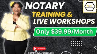 How to start the notary business How to be a loan signing agent notaryeducatorsllccom [upl. by Chuu884]