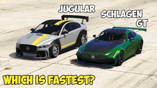 GTA 5  OCELOT JUGULAR vs SCHLAGEN GT  WHICH IS FASTEST [upl. by Eadie394]