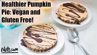 Healthy Pumpkin Pie Recipe GlutenFree Vegan [upl. by Nawek]