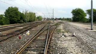 E444R con intercity in transito a Villafranca di Verona 12 [upl. by Htenay]