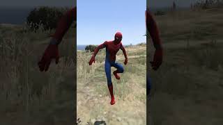 Granny attack SPIDER MAN in GTA 5 gta5 shortsvideo viralvideo [upl. by Ahsienal228]