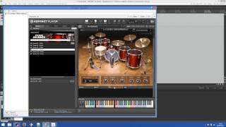 Aerodrums Tutorial Air Drumming into a DAW via MIDI on Windows [upl. by Palmira]