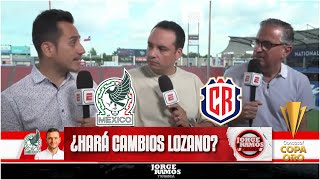 COPA ORO 2023 México vs Costa Rica el plan de Lozano debe ser contundente  Jorge Ramos y Su Banda [upl. by Romonda618]